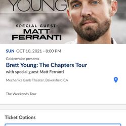 Brett Young Tickets 