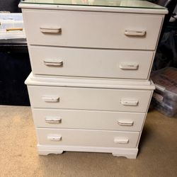 White Wood Chest