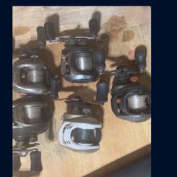 Bait Casting Reels 30$-40$ Each Depending On What One You Want 