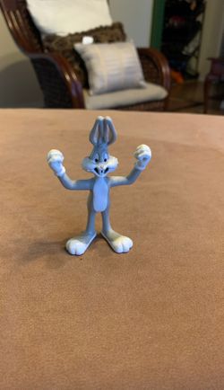 1991 Vintage Bugs Bunny Warner Bros Posable - Bendable Rubber Toy Collectible