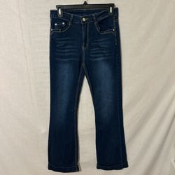 Dark Blue Stretch Pants