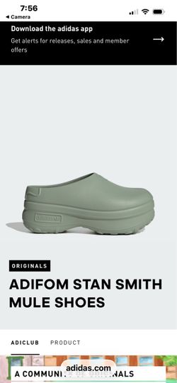 Adidas mule olive green $25