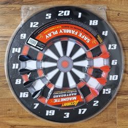 Magnetic Dartboard Game, Like New.