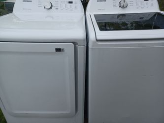 Washer and dryer set