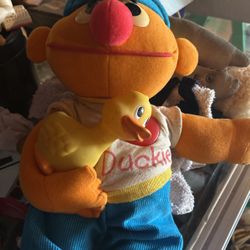 Vintage Ernie talking stuffed animal