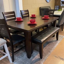 6 Pcs Dining Set PROMO PRICE $859+tax