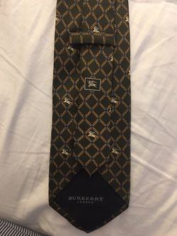 Burberry designer men’s tie