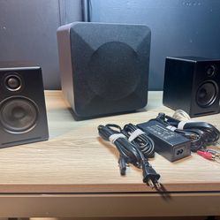 Audioengine A2+ Speakers + Audioengine S6 Subwoofer (Great Condition)