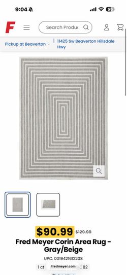 Corin Area Rug Gray/Beige