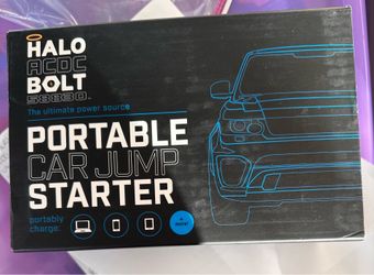 Halo Bolt Portable Car Jump Starter - UNOPENED