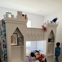 Custom Princess 2 Tier Twin Bed