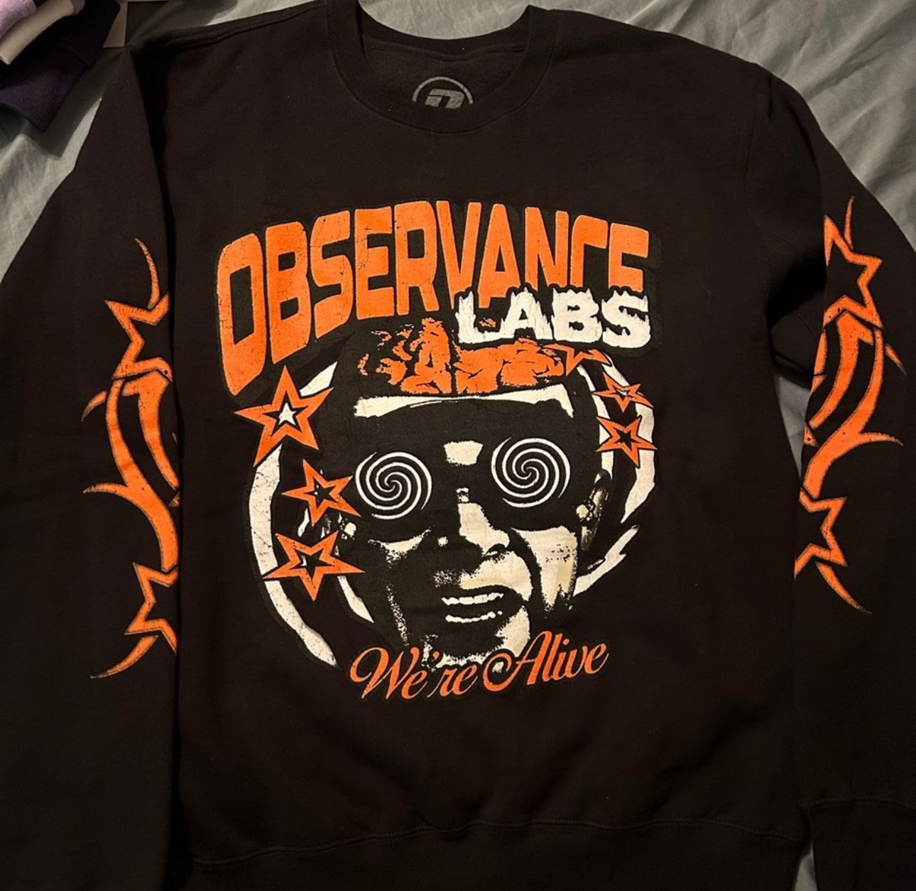 Observance Labs Crewneck Streatwear Size Small