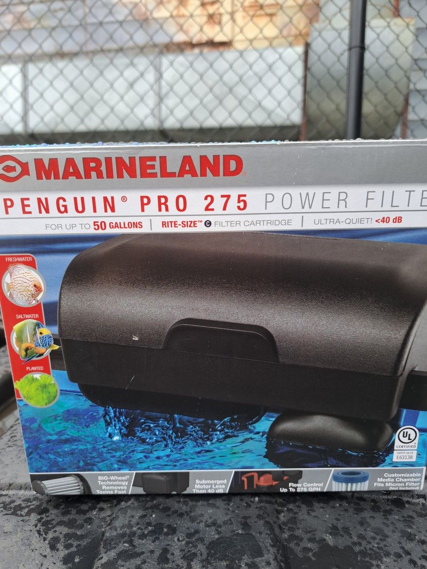 Aquarium Filter Marineland Penguin Pro 275
