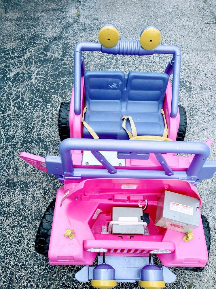 Barbie Power Wheels Car