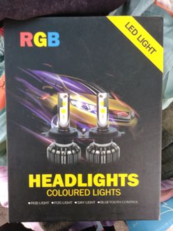 Multi colored led lights H11