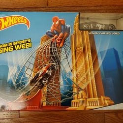New Hot Wheels Spider-Man Web Swing Drop Out
