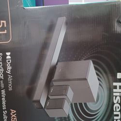 Excellent Gift 🎁.  Hisense 340 Watts Bluetooth Soundbar With Wireless Subwoofer.  Brand New 