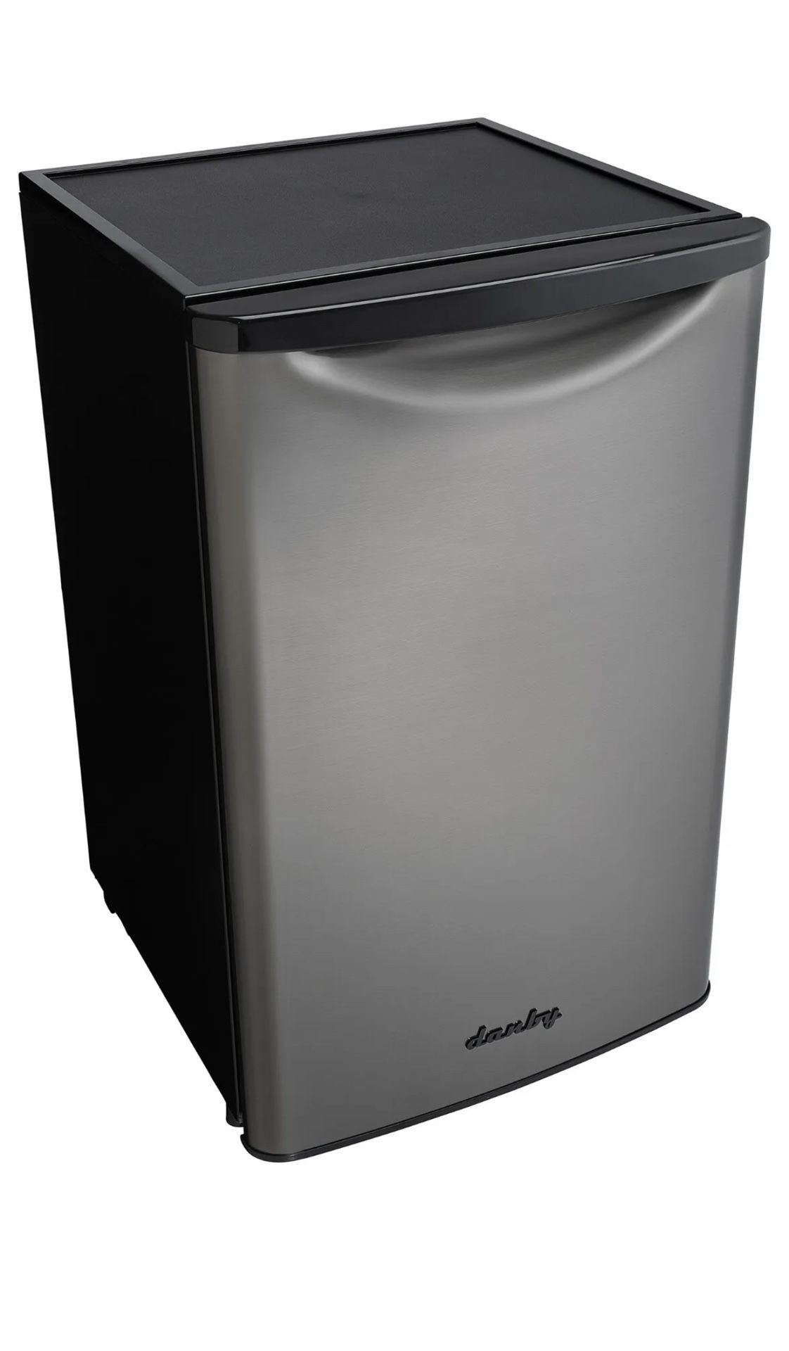 Danby Contemporary Classic 4.4 CF All Refrigerator, Black Stainless DAR044A8BBSL Used like new