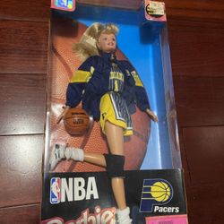 NBA Indiana Pacers Barbie Doll 1998 New