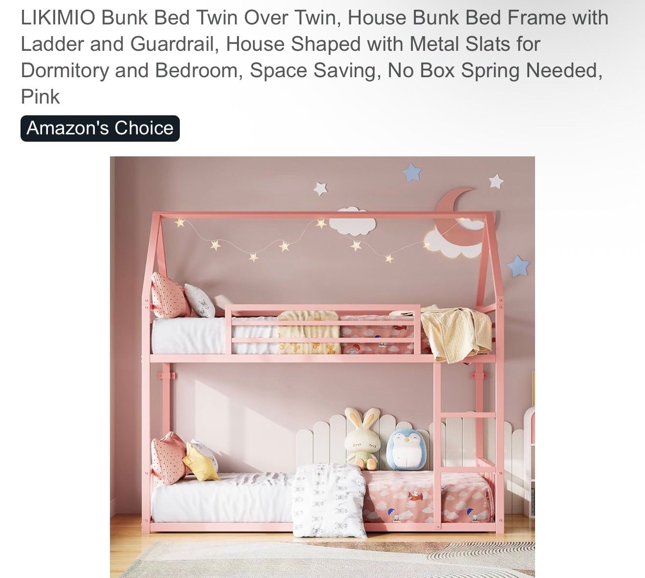 Brand new twin over twin bed
