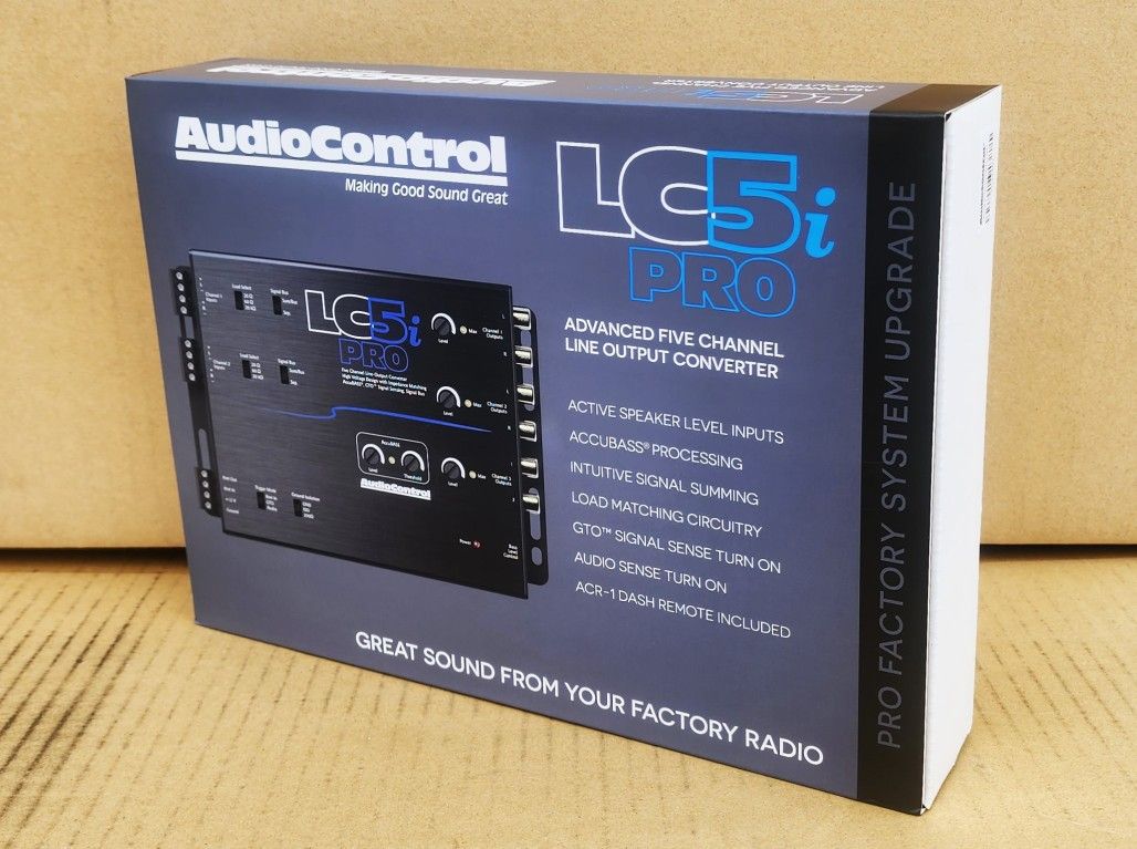AudioControl LC5i Pro Line Output Converter For Factory Car Stereo System 5 Channel AccuBass Processor 🚨 Payment Options Available🚨 No Credit Needed