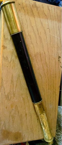19th century three foot captain spyglass