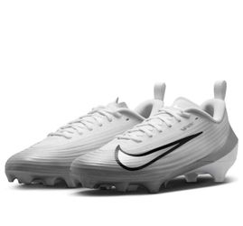 Men's Nike Vapor Speed 3 White Gray Football Cleats Sz 9.5 🏈