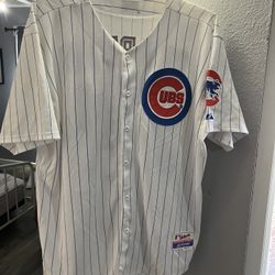 Vtg Early 2000’s Chicago Cubs Pinstripe Majestic Authentic MLB Jersey Men’s 2XL
