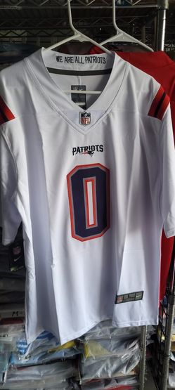 New England Patriots Christian Gonzalez #0 White Stitched Jersey Size M L XL Brand New