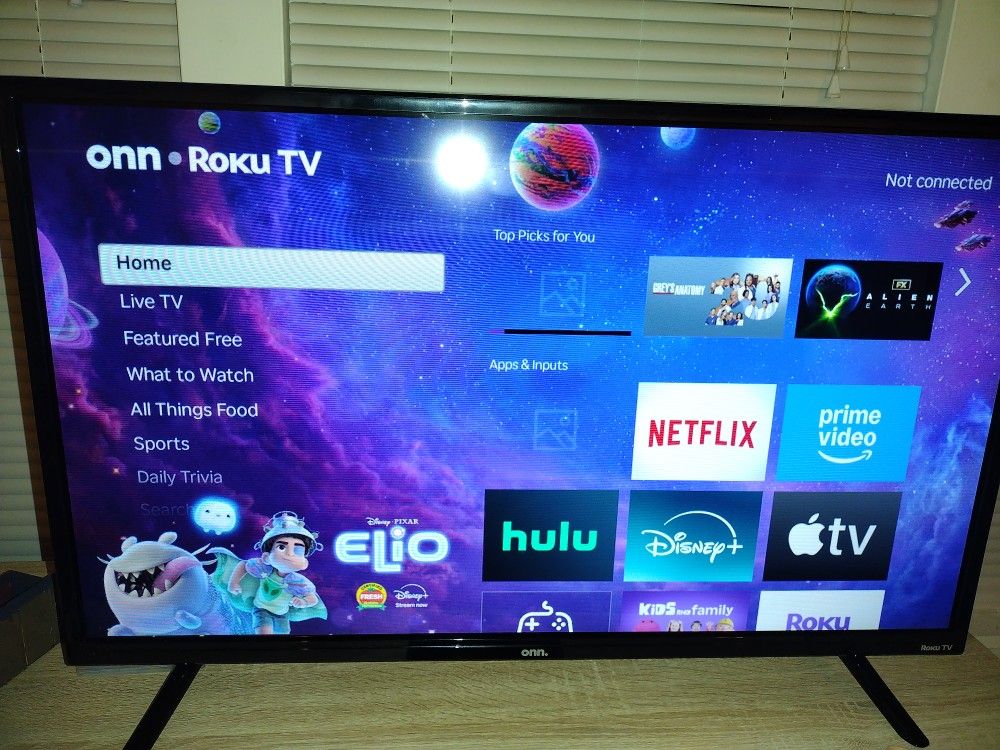 32in Onn Roku Smart Tv With Roku Remote