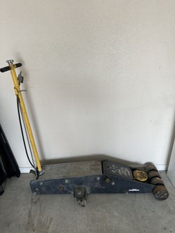 Omega Air/ Hydraulic 20 Ton Long Chassis Service Jack