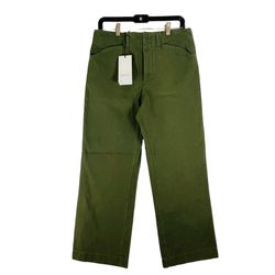 Gucci Mens Drill Flare Trousers Pants 