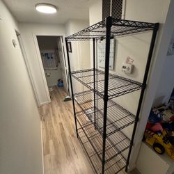 Heavy duty metal shelving