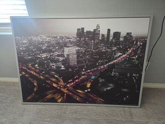 Ikea oversized LA city print