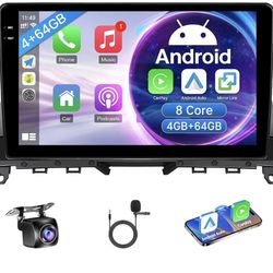 8 Core Car Radio for Mercedes Benz C-Class W204 S-2011 Carplay Android Auto, 4+64G 9 inch Touchscreen Android FM Bluetooth 5G WiFi GPS Navigat