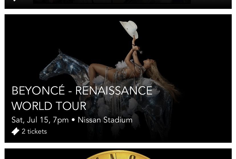 Beyoncé Tickets Nissan Stadium