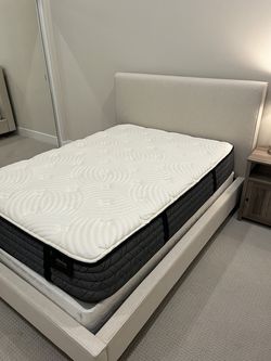 Full Size Mattress, Box Spring and Bed