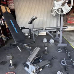 Weight Bench With Accesories 