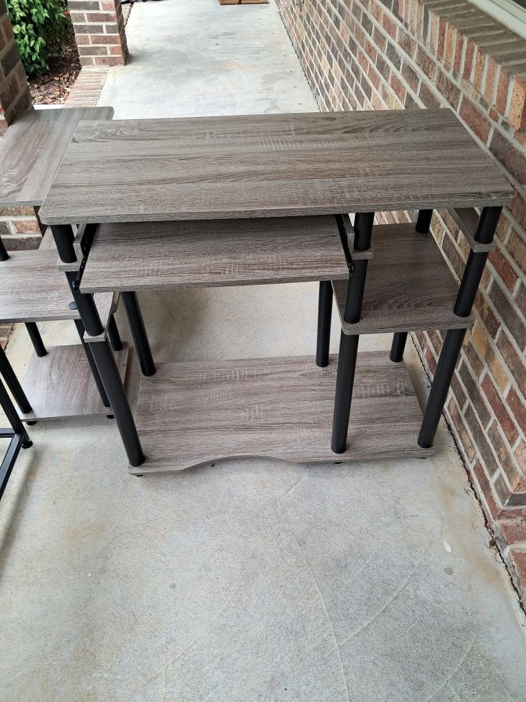 Desk Grey/black $20