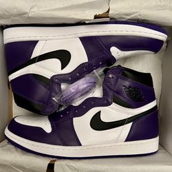 Jordan 1 Court Purple