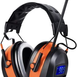 NEW…. Radio Ear Muffs With Bluetooth