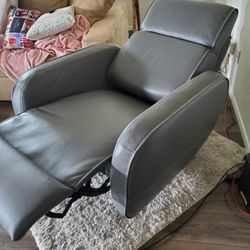 Italian Leather Recliner, Swivel Recliner