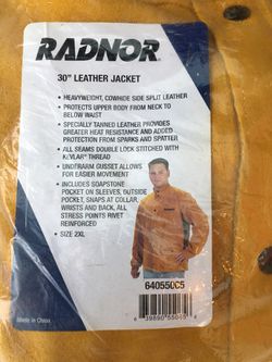 Radnor 30” leather jacket
