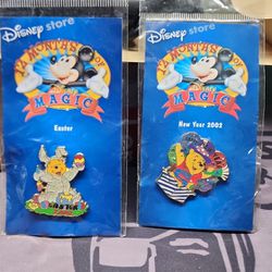 Disney Store Pins Winnie The Pooh Rare