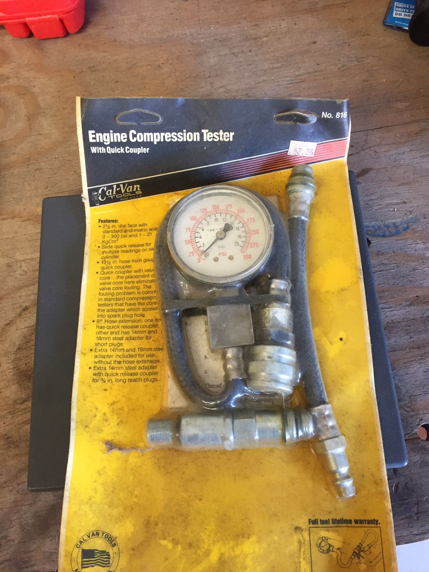 Engine compression tester