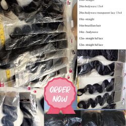 Lace Frontal Lace Closures On Hand