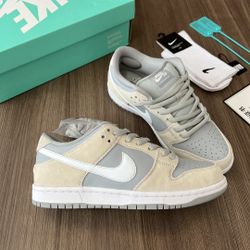 SB Dunk LowSummit White Wolf Grey