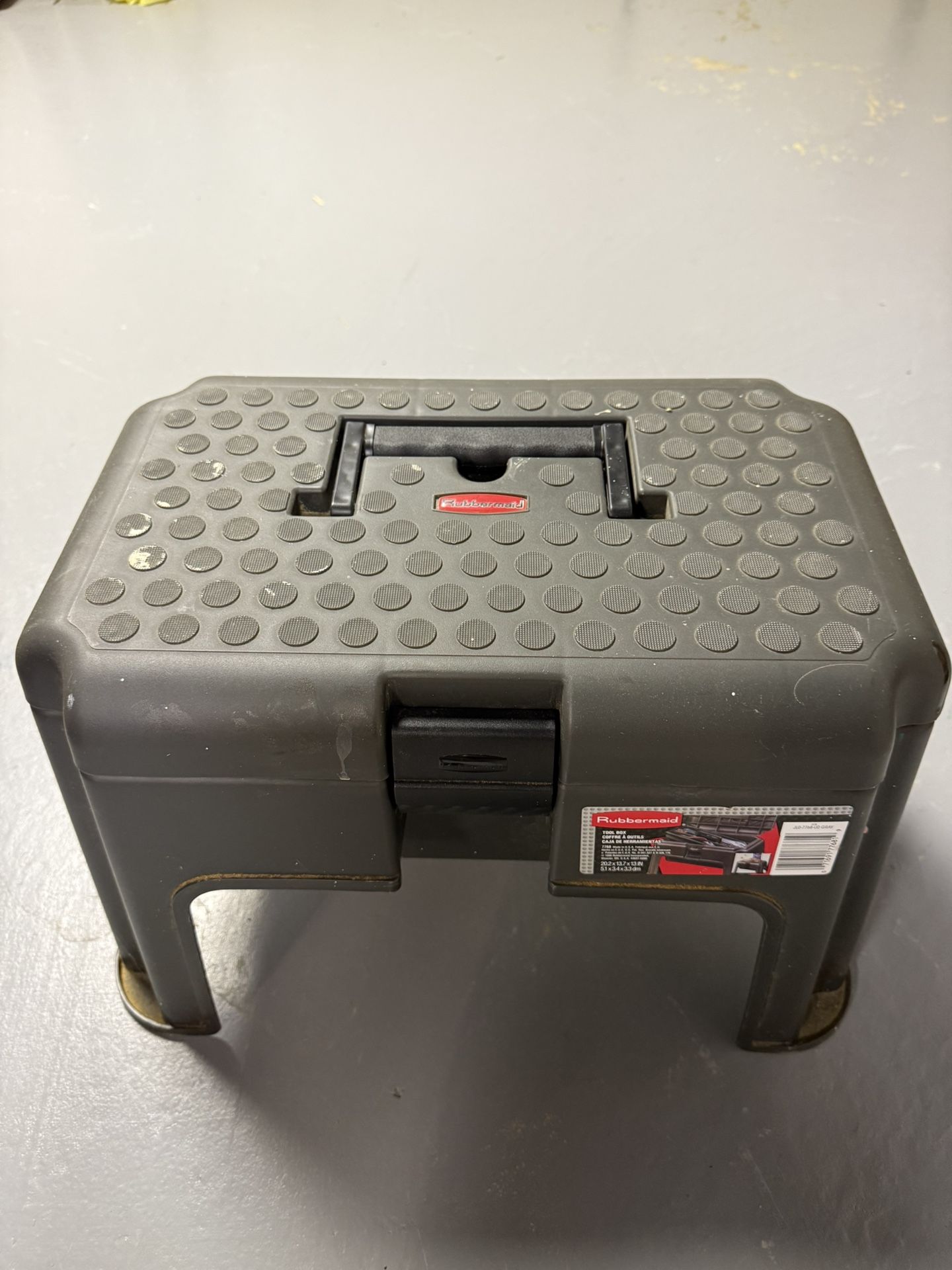 Step Stool With Tool Compartments