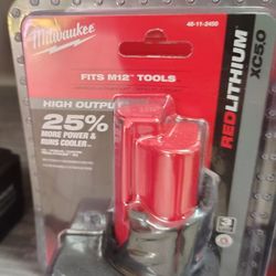 Milwaukee 5.0ah high output battery m12