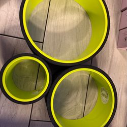 Wheel foam rollers set of 3